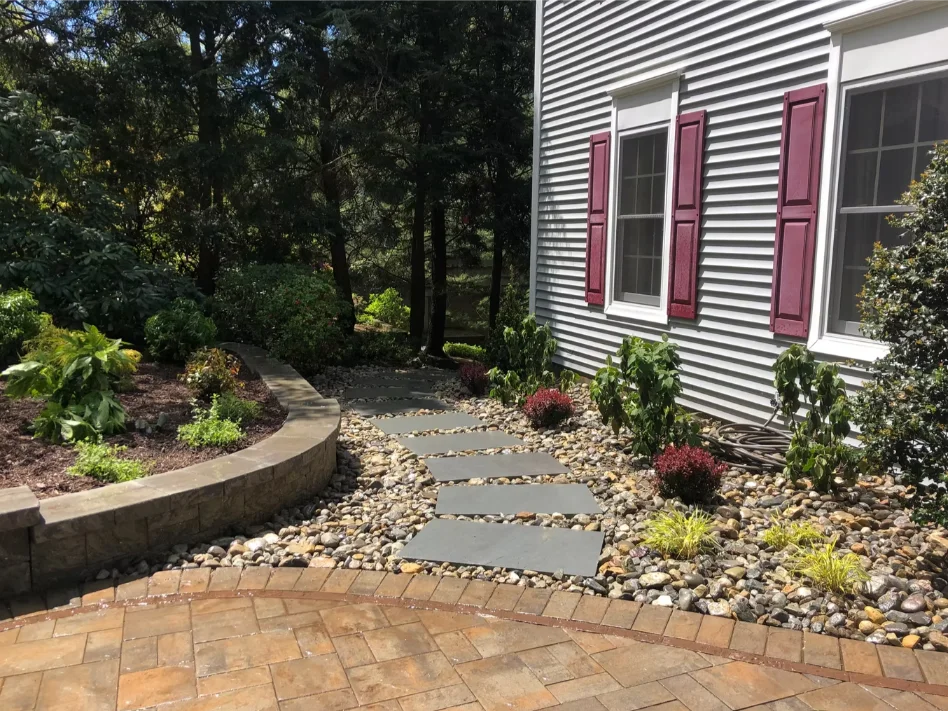 Garden bed landscape design